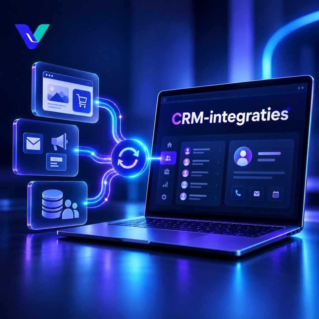 CRM-integratie tussen website formulieren database en verkooppijplijn