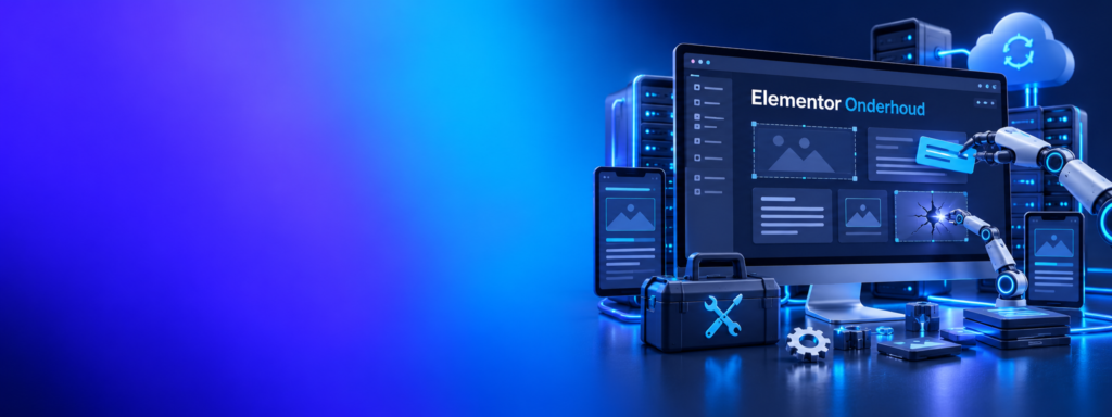 Elementor onderhoud voor layouts responsiviteit en paginacomponenten
