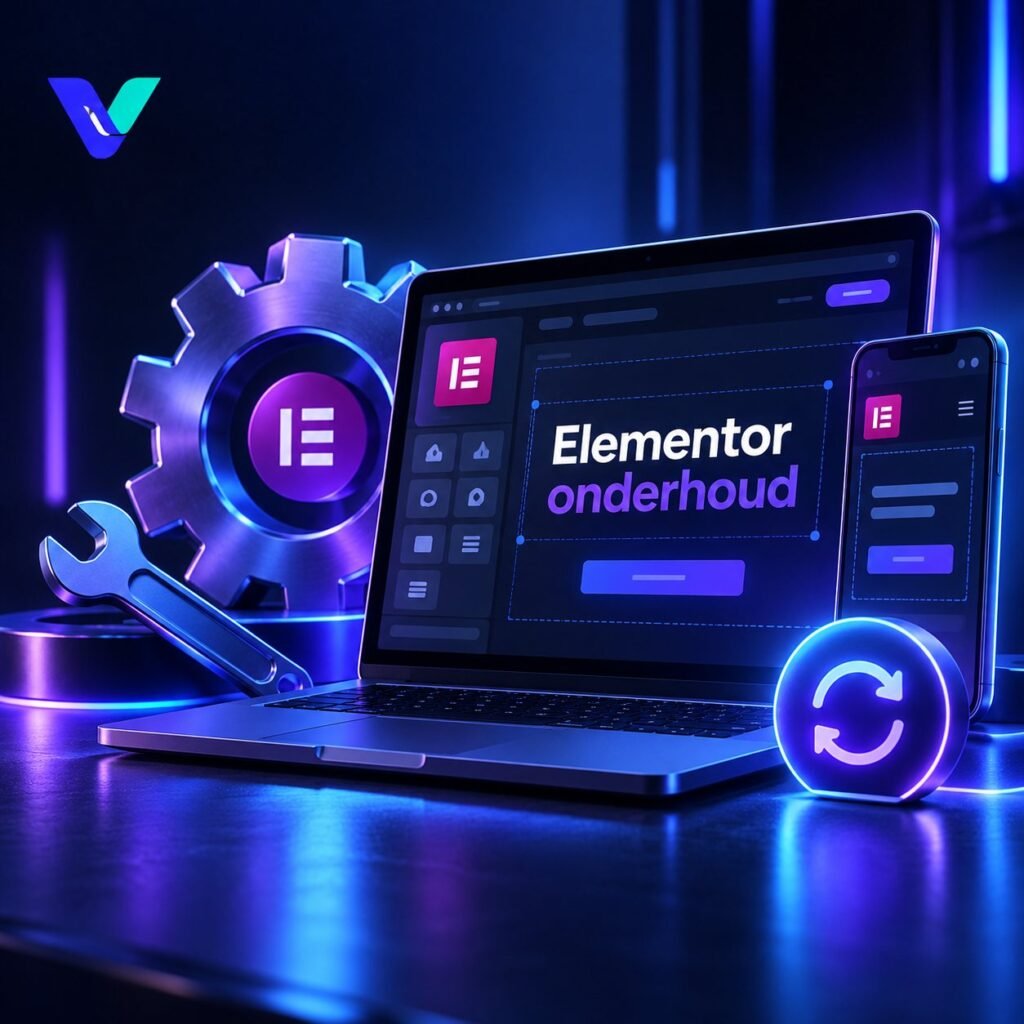 Elementor onderhoud voor layouts responsiviteit en paginacomponenten