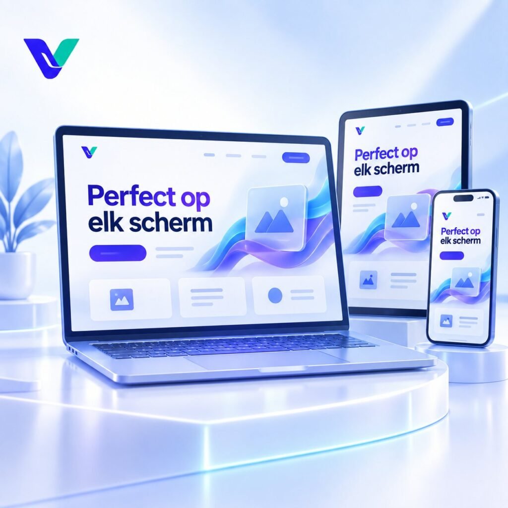 Responsive website die zich aanpast aan alle schermformaten