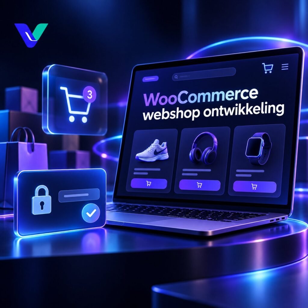 Professionele webshop ontwikkeling met producten winkelmand en bestellingen