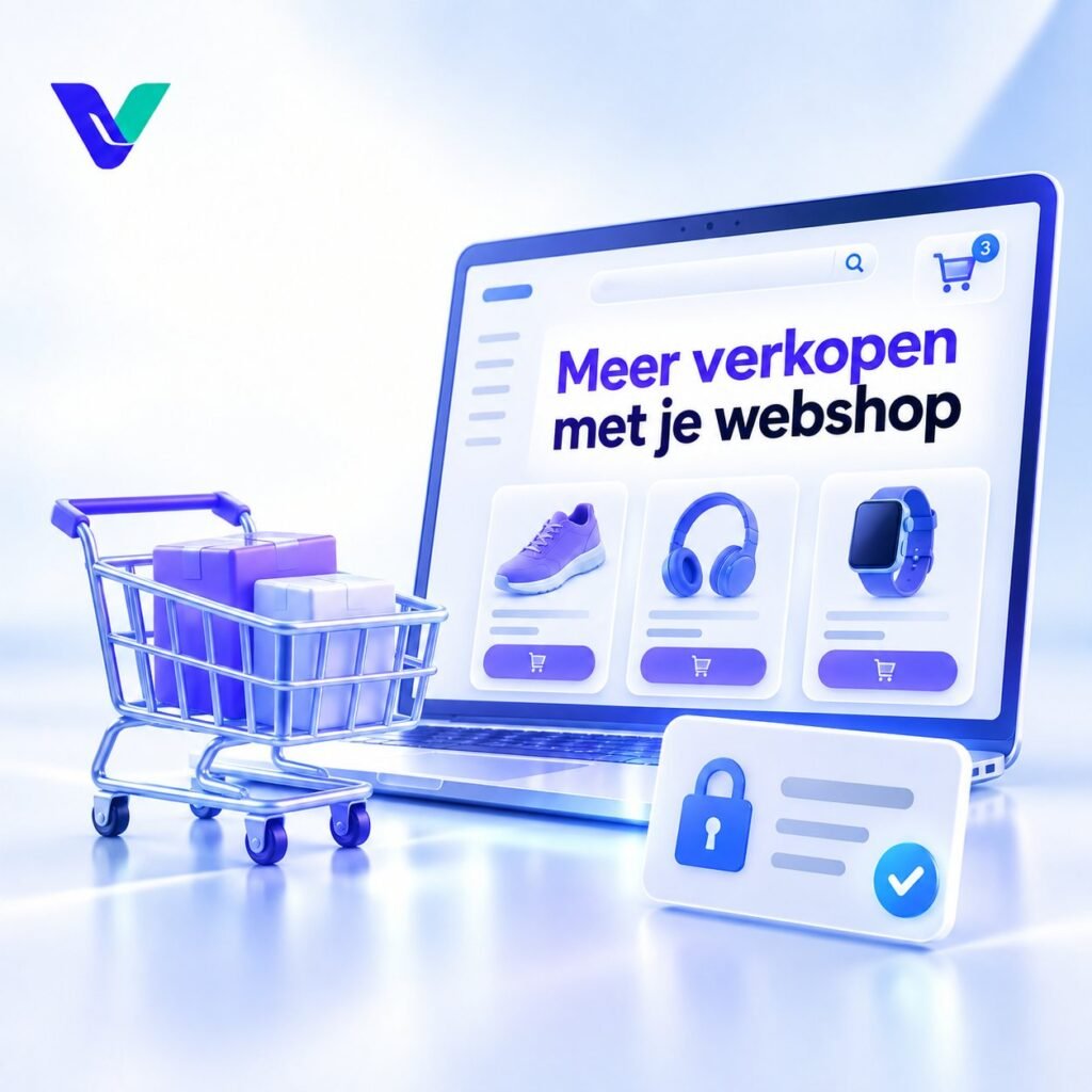 Professionele webshop ontwikkeling met producten winkelmand en bestellingen