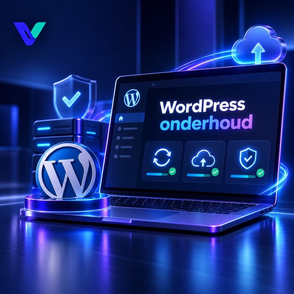 WordPress onderhoud met updates beveiliging prestaties en monitoring